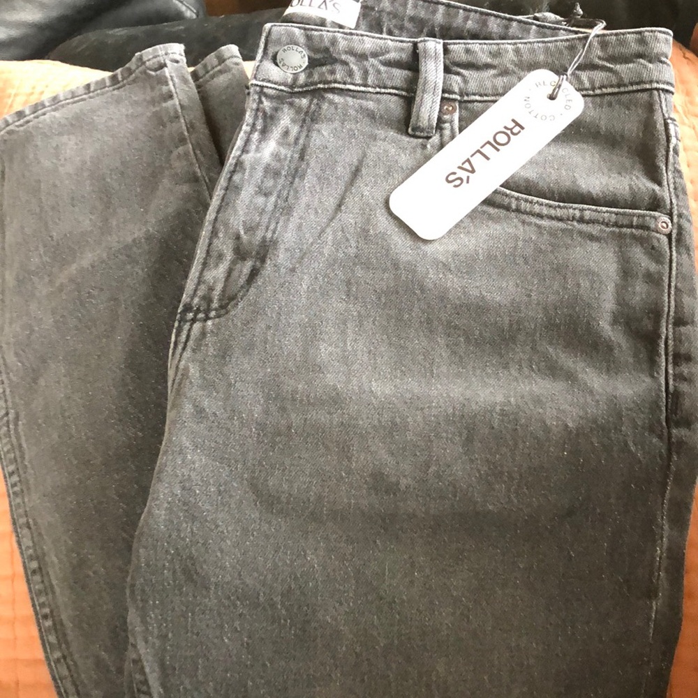 Rolla’s Stinger Skinny jeans size 32w 32 Length Men’s Asphalt New! - Picture 1 of 14